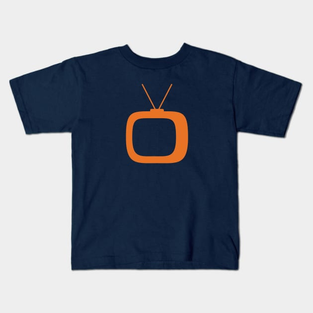 Retro TV Kids T-Shirt by Expandable Studios